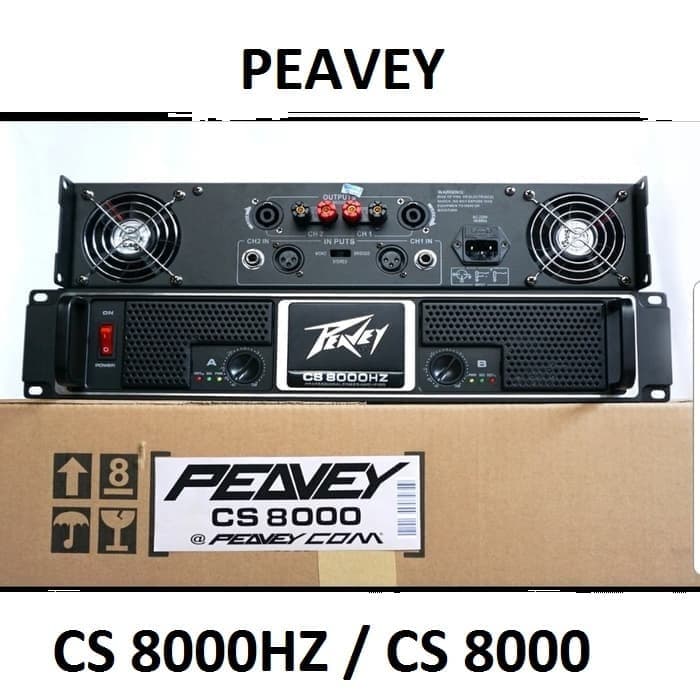 POWER AMPLIFIER PEAVEY CS 8000HZ / CS8000HZ / CS8000 / CS 8000 AMPLI