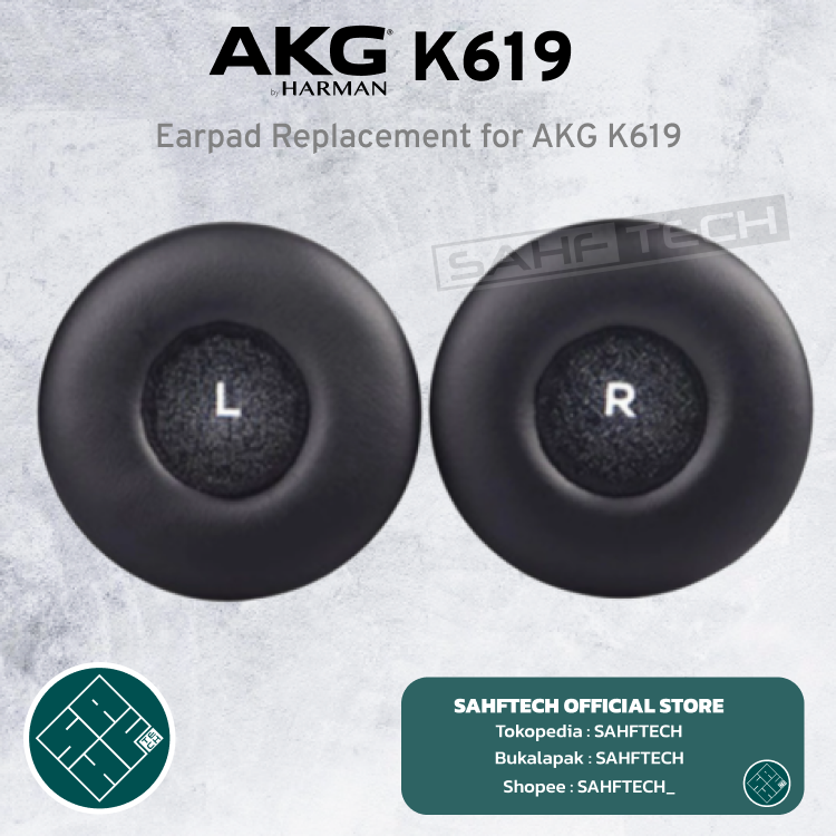 AKG K619 K 619 Earpad Earcup Ear Pad Cup Cushion Bantalan Busa Foam  Pengganti Replacement | Lazada Indonesia