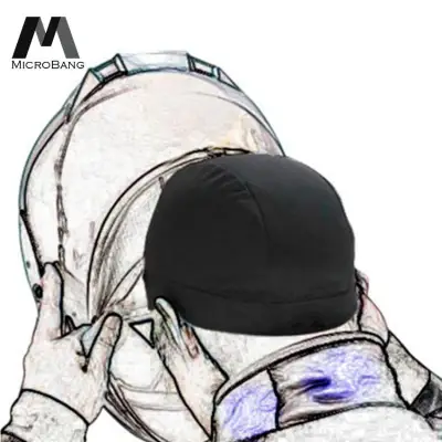 MicroBang Under Helmet Motorcycle Head Cover Sweat Cap Quick Dry Breathable Racing Hat Helmet Inner Wear