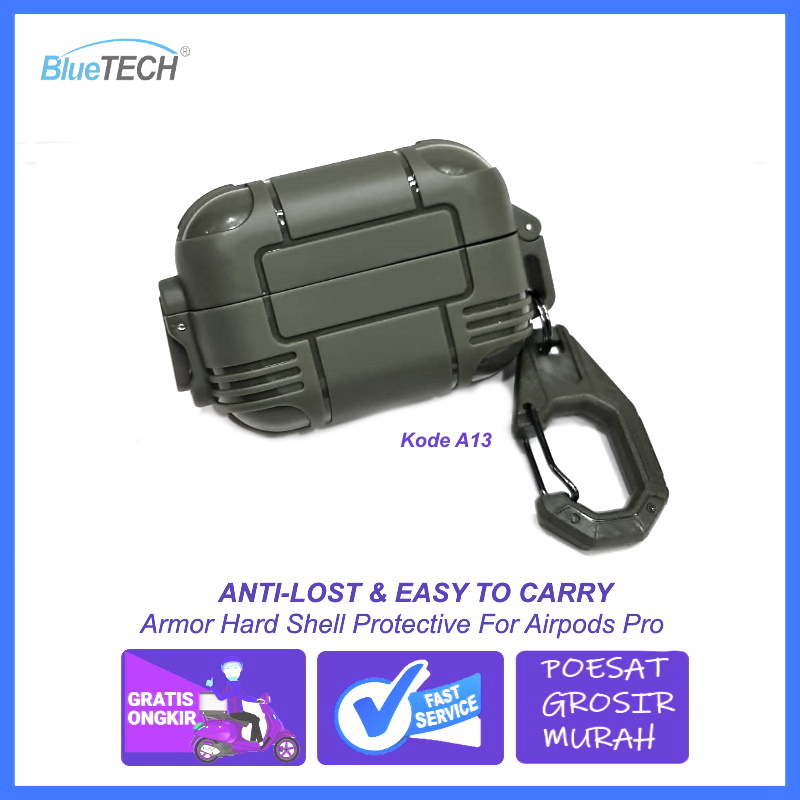 KAGU Bluetech A13 Armor Hard Case Silicone Silikon for Airpods