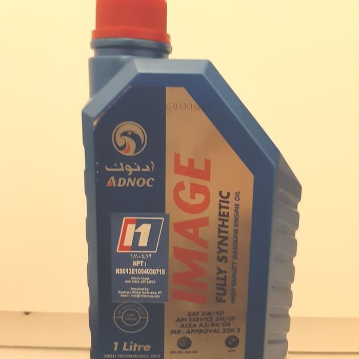 Oli Adnoc SAE 5W/40 1L ASLI ORI (untuk mobil Mercedes,BMW, VW)