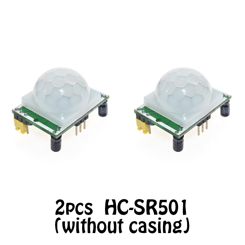 2PCS HC-SR501 Adjust Infrared IR Pyroelectric Infrared PIR module ...