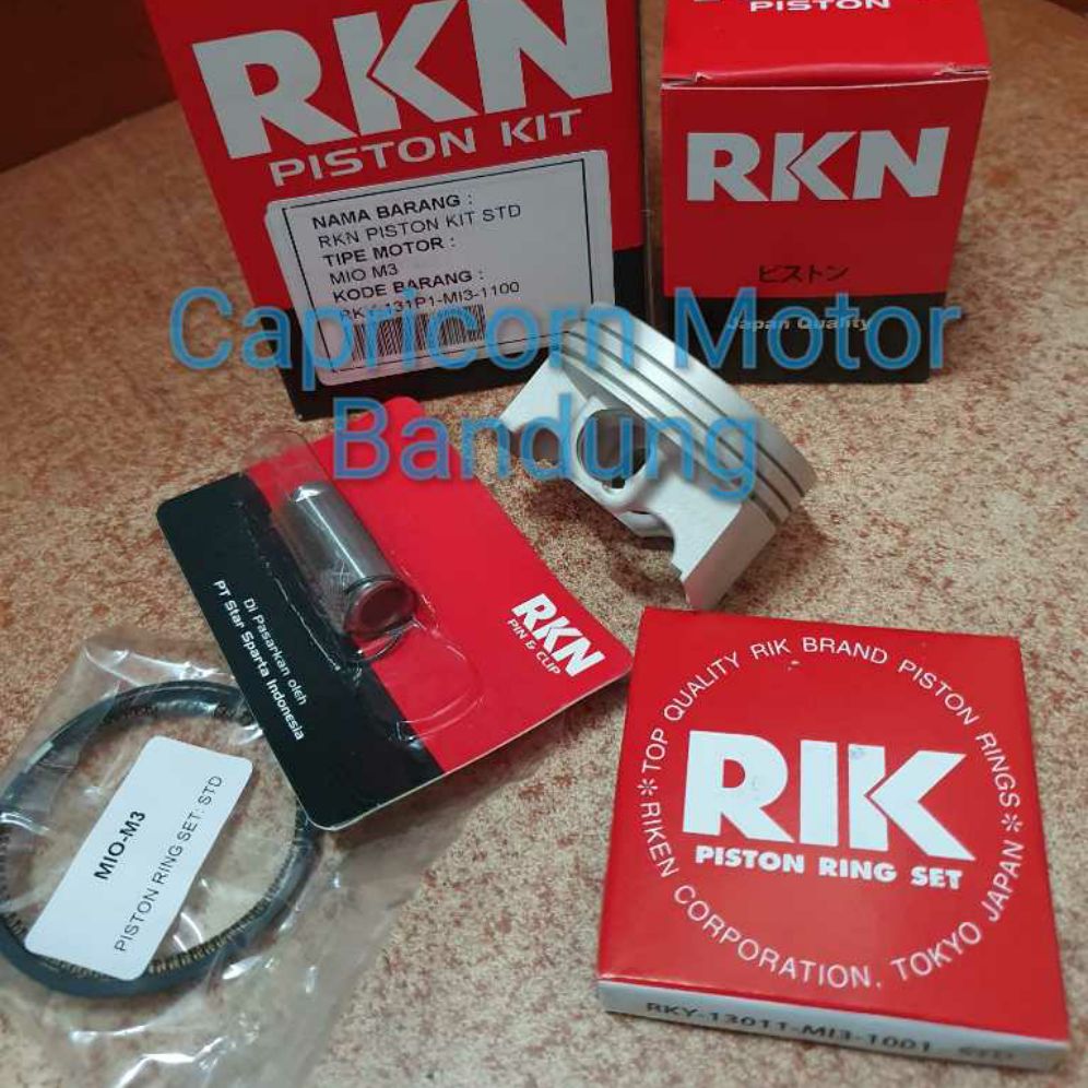 Piston Kit MIO M3 125 RKN RIK RIKEN oversize STD Lazada Indonesia