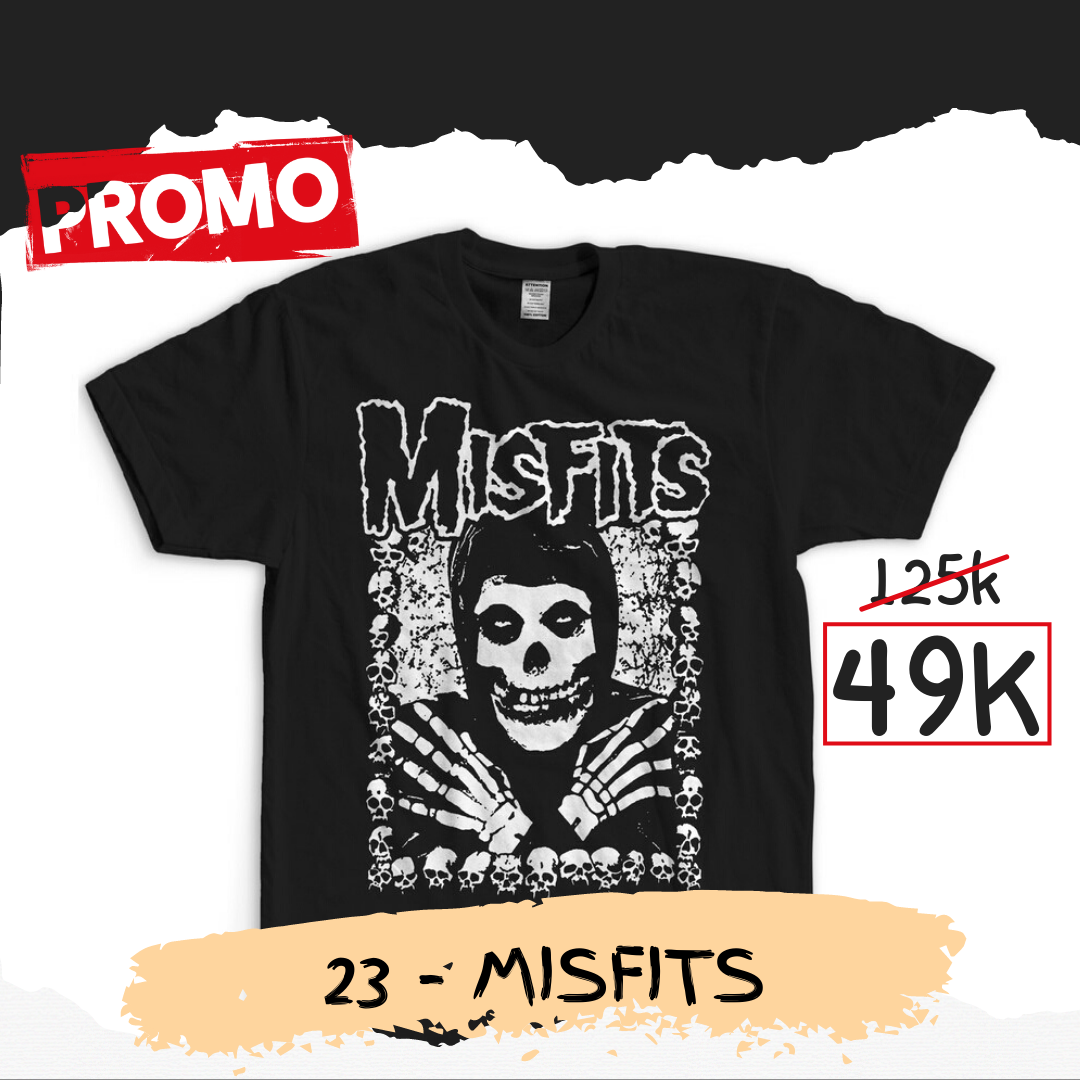 23 - MISFITS | KAOS BAND | BAJU ADEM 