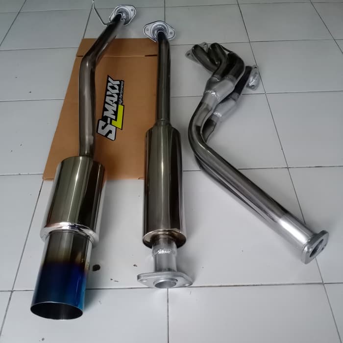 Knalpot Mobil Suzuki Katana Jimny Fullset Pemasangan sistem Baud