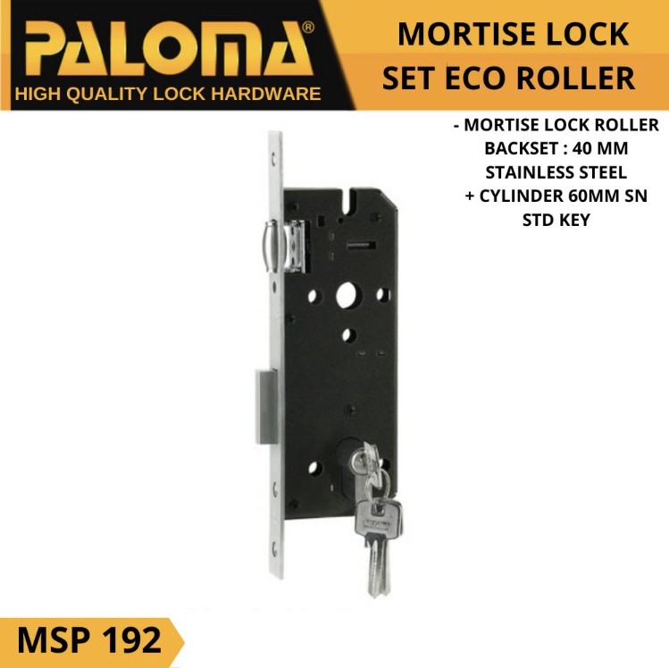 Body Kunci Set Paloma MSP 192 40mm Cylinder Body Kunci Set Paloma MSP 192 40mm Cylinder