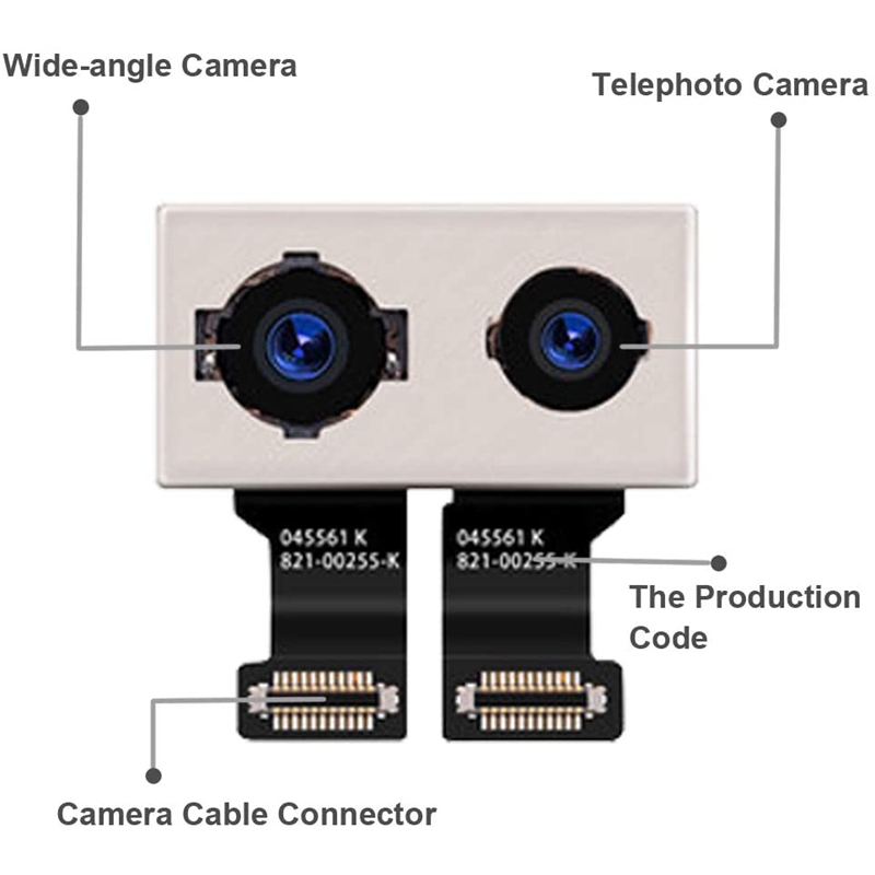 Rear Facing Camera Back Camera Main Camera Replacement for iPhone 7 Plus 7P with Repair Tools