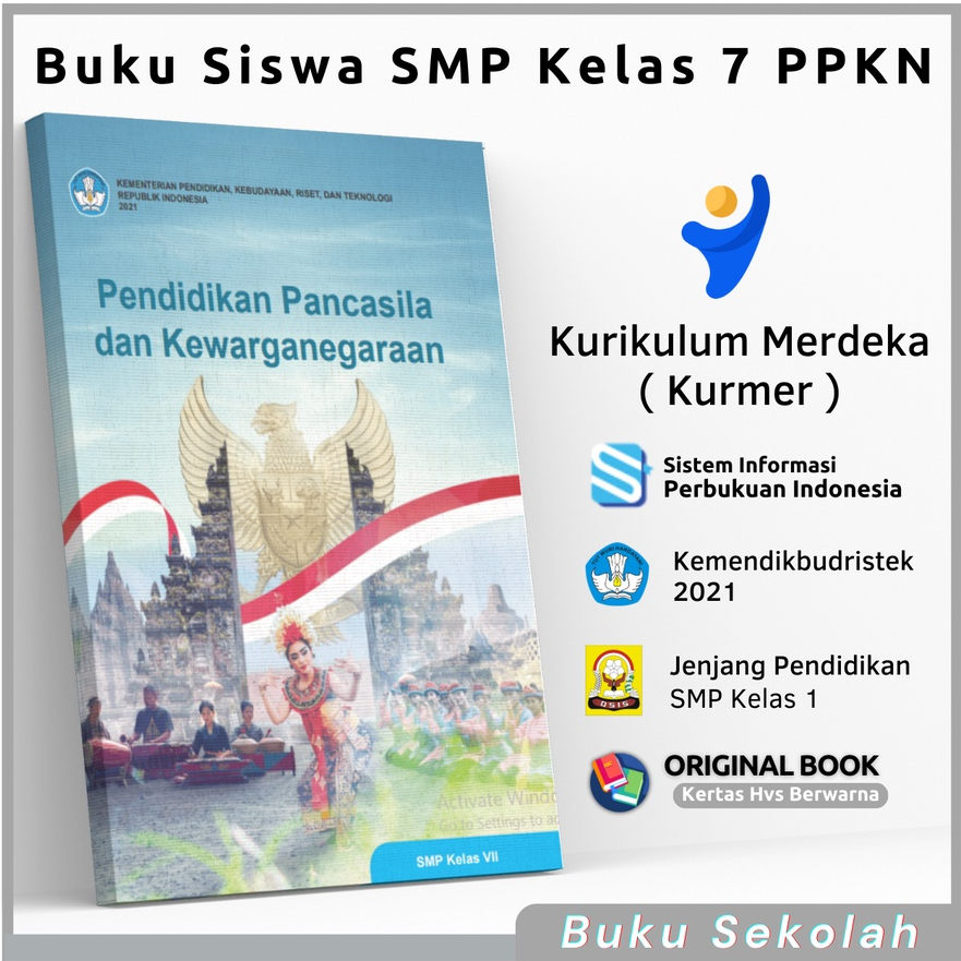 Buku Paket Siswa Pelajaran PKN Kelas 7 SMP/MTS PPKN Pendidikan ...