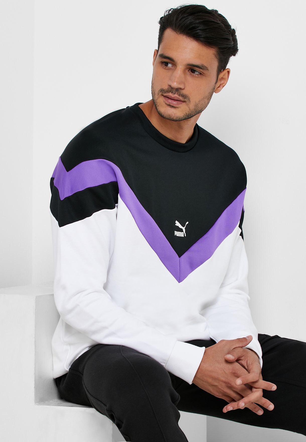 puma iconic pullover