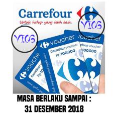 10 pcs Voucher Carrefour 100.000