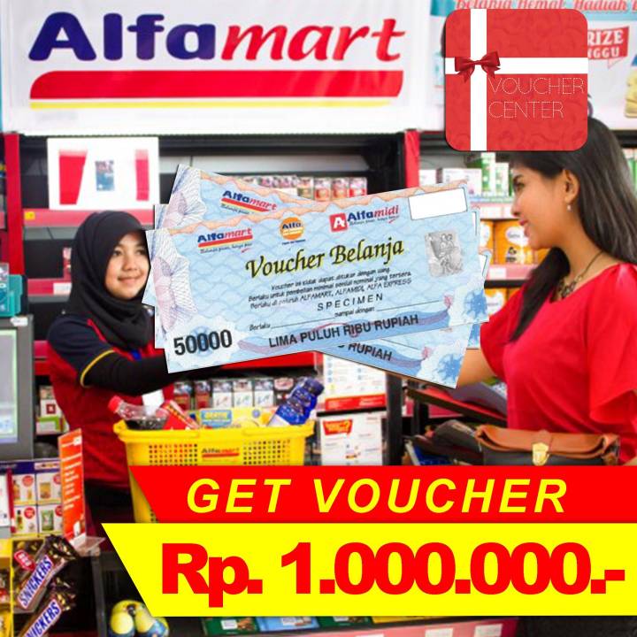 Voucher Alfamart Rp 1.000.000,- | Lazada Indonesia