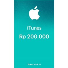Apple iTunes Gift Card IGC Indonesia 200000