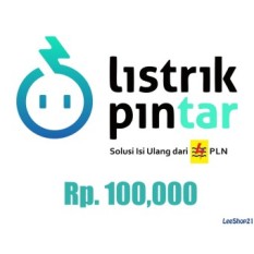 PLN Token Listrik Prabayar - 100.000 (Masukkan ID Meter di Kolom Alamat)