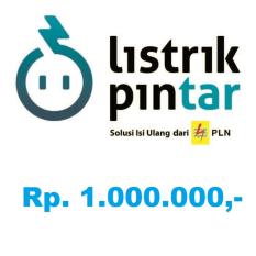 TOKEN LISTRIK PLN PRABAYAR 1000000
