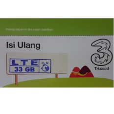 VOUCHER TRI KUOTA LTE 33GB PAKET DATA TRI 3 33GB