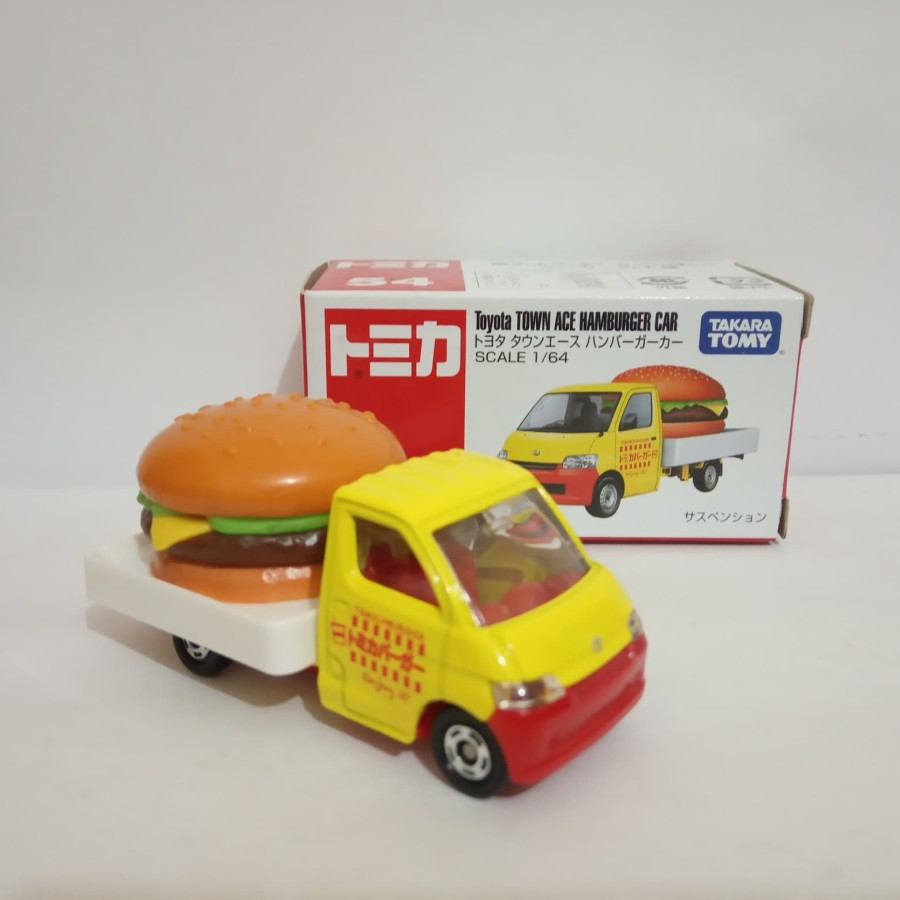 Tomica No 54 Toyota Town Ace Hamburger acar truck diecast truk