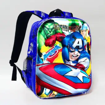 Tas Anak Sd Laki Laki Karakter Super Hero Gambar 3 Dimensi Promo Tas Sekolah Anak Cowok Ransel Gambar Timbul Emboss