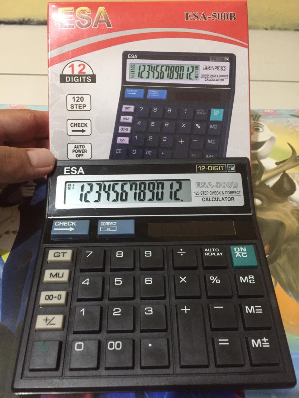 New Promo Kalkulator Meja ESA 12 Digits - Calculator Dagang Warung ...