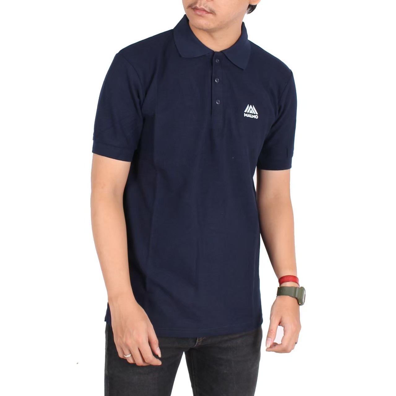 Ariqaastore Kaos Kerah Polos Baju Kerah Pria Kaos Pria Berkera