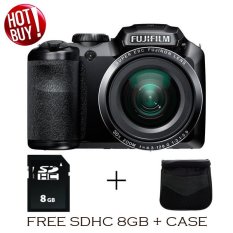 Fujifilm Finepix S4800 - 16MP 30x Zoom - Free 8GB SDHC + Tas - Hitam