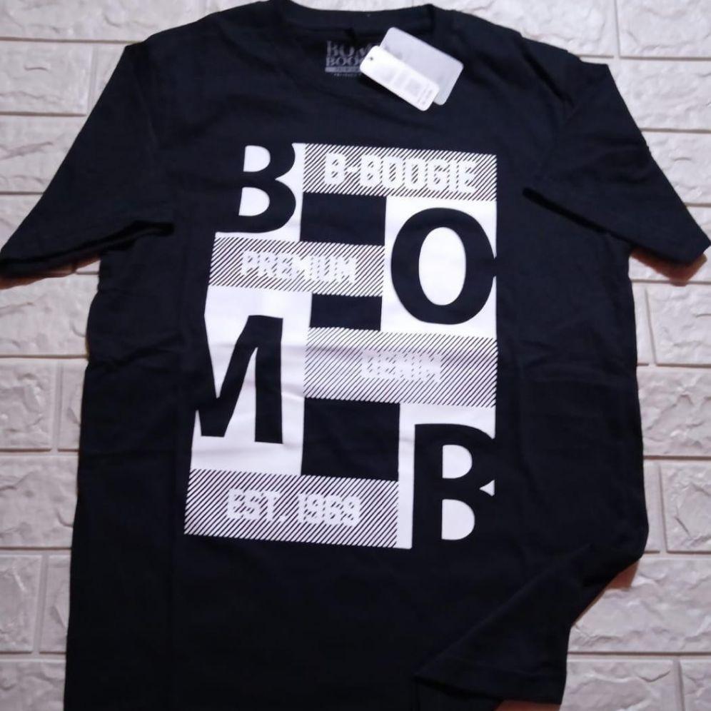 SidikShop - T-SHIRT PREMIUM BombBoogie UNISEX BAJU DISTRO KEKINIAN MODERN TERBARU TERMURAH