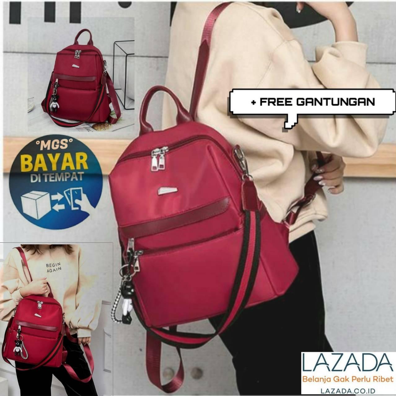 MGS_15 - TAS RANSEL JOUVASSA  2in1 -MULTIFUNGSI NEW ARRIVAL (GRATIS GANTUNGAN) +BISA RANSEL-SELEMPANG (COD)/ tas sekolah