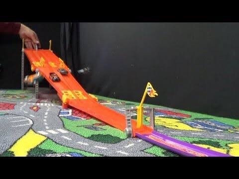 hot wheel 4 lane race track