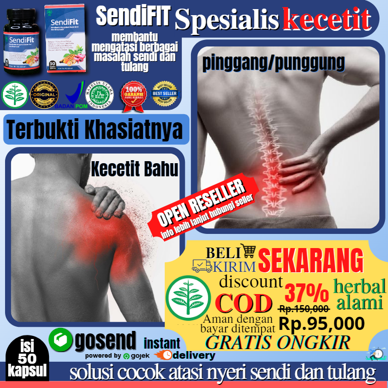 Obat Kecetit Syaraf Kejepit Untuk Kecetit Pinggang Kecetit Lutut Leher Bokong Alami Mengatasi Kecehtit Nyeri Sendi Saraf Asam Urat Akut Dan Menahun Penyembuh Sakit Pinggang Asli Original Sendifit 100 Lazada Indonesia