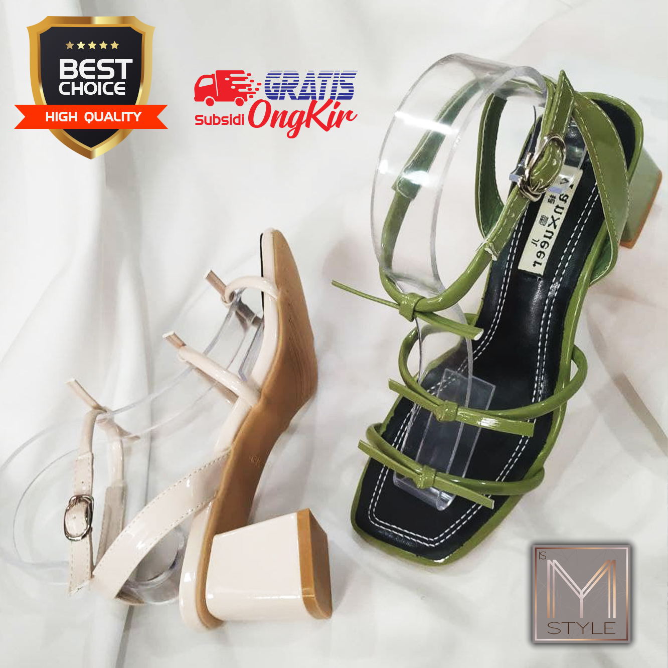 emerald green high heels