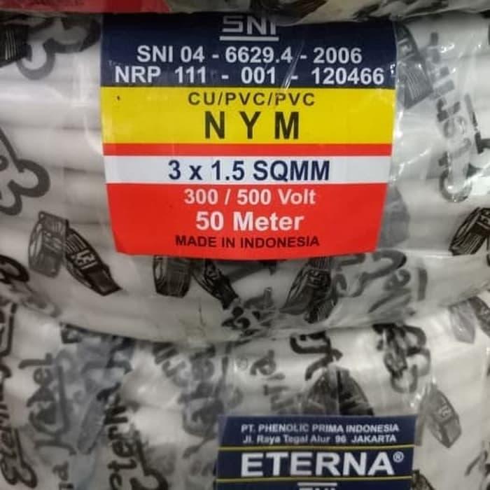 Kabel eterna NYM 3x1,5mm isi 50 m
