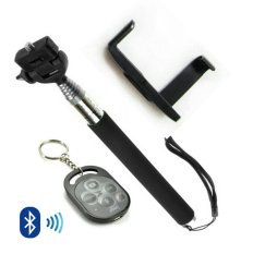 Klikgadget - Paket Hemat Monopod dan kamera Remote Bluetooth ipega - Hitam