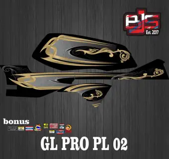Stiker Striping List Motor Gl Pro Pl 02 Lazada Indonesia