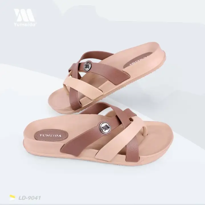 Sandal Wanita Yumeida Karet Ld 9041 Lazada Indonesia