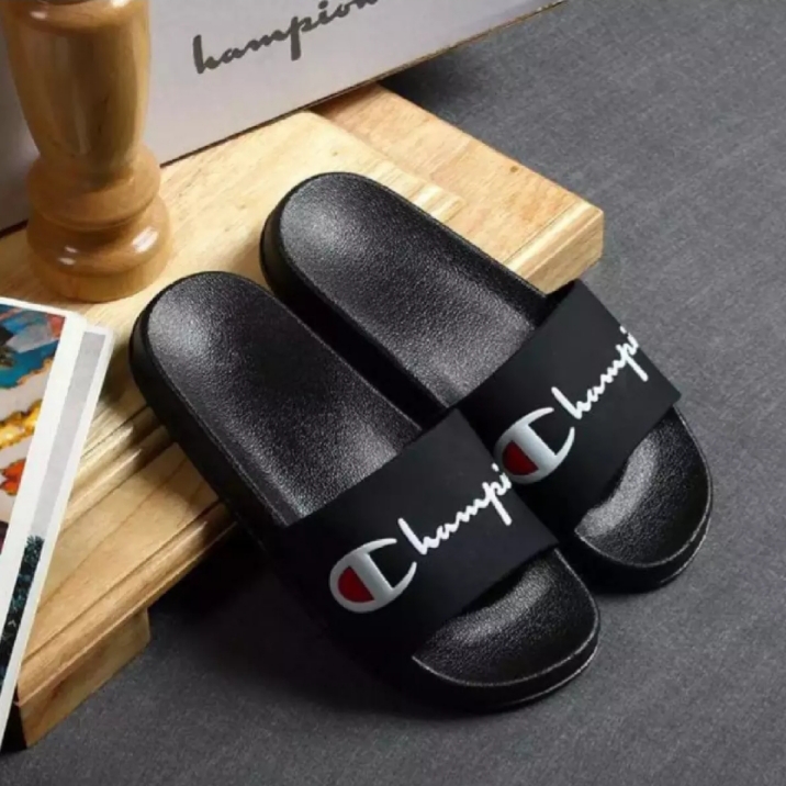 ELIVE Sandal Slide Pria wanita Champion Sandal Pria Terbaru