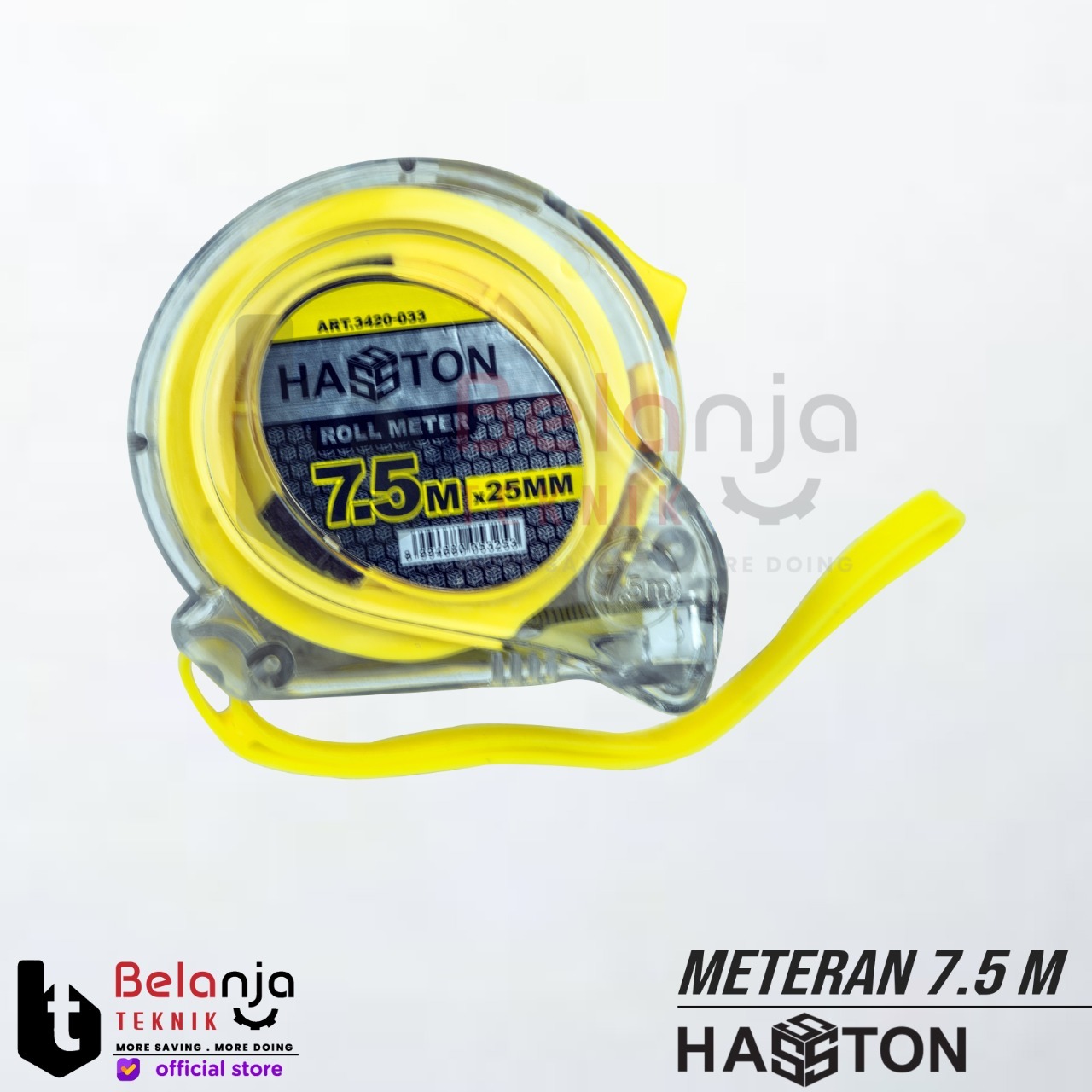 AERZETIX Polypropylen-Galonband - 4,5 Meter X 25mm Schwarz