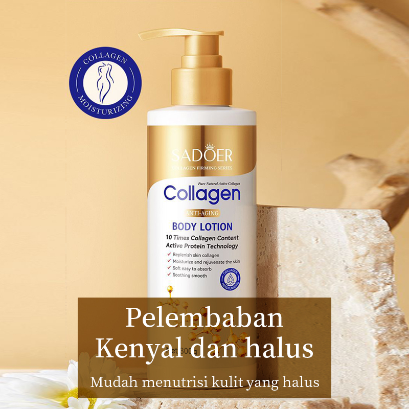 Brightening body Lotion pemutih badan AntiAging Body Lotion lotion 300G memutihkan pelembab dan