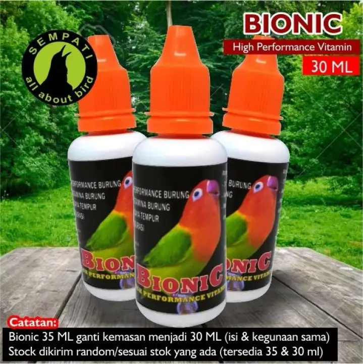 Bionic 30 Ml Aidy Wijaya Vitamin Burung Meningkatkan Kualitas