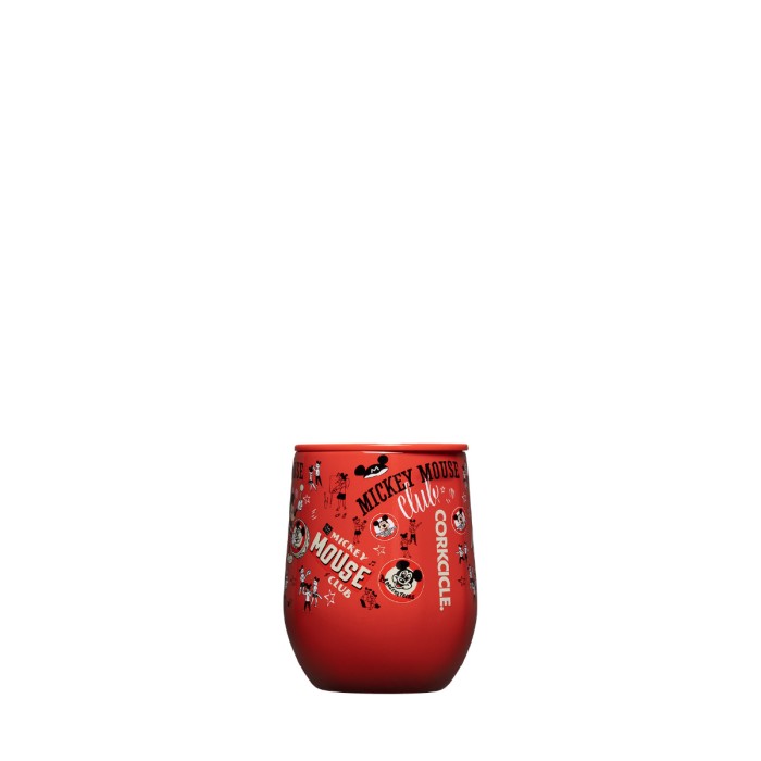 Mickey Mouse Club Stemless by CORKCICLE. 12oz / Mickey Mouse Club- Red