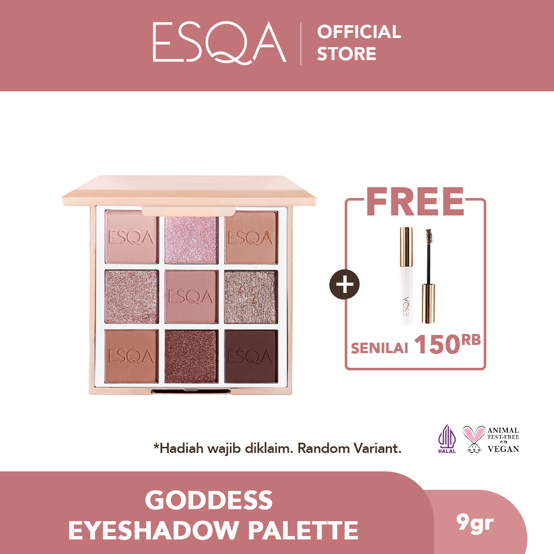 ESQA Goddess Eyeshadow Palette Mauve Lazada Indonesia