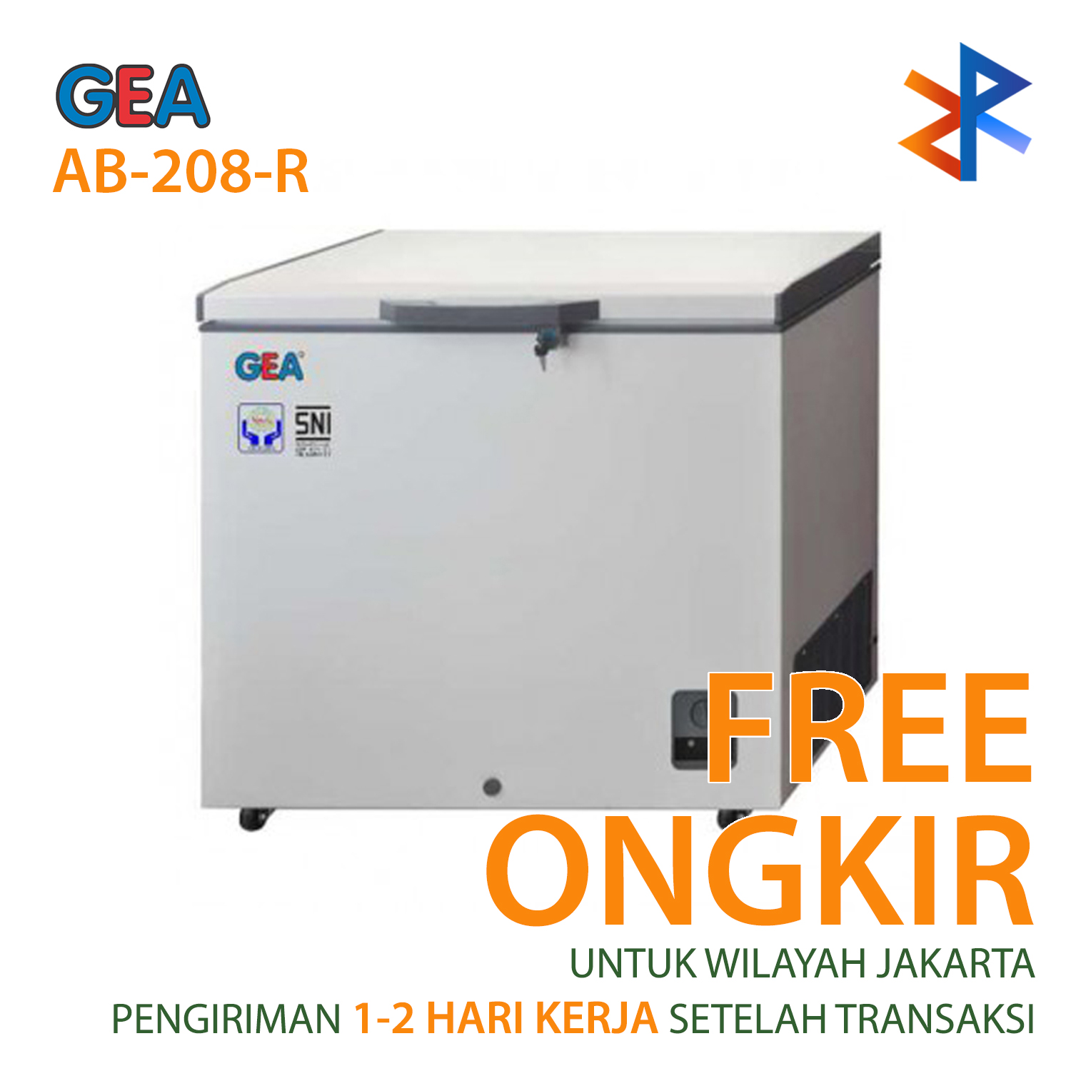 GEA AB 208 R AB208R Chest Freezer 200 Liter KHUSUS JABODETABEK 