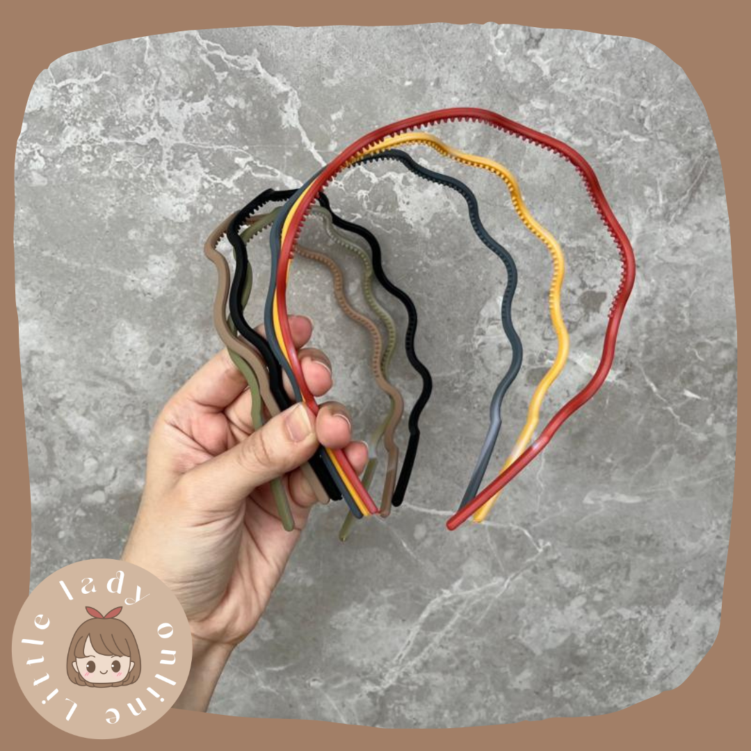 Bando DOFF Hair Accesories Bando Rambut Gelombang WARNA RANDOM | Lazada ...
