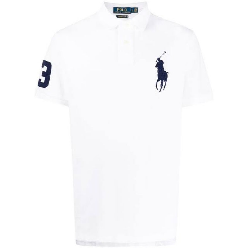 ralph lauren white collar shirt