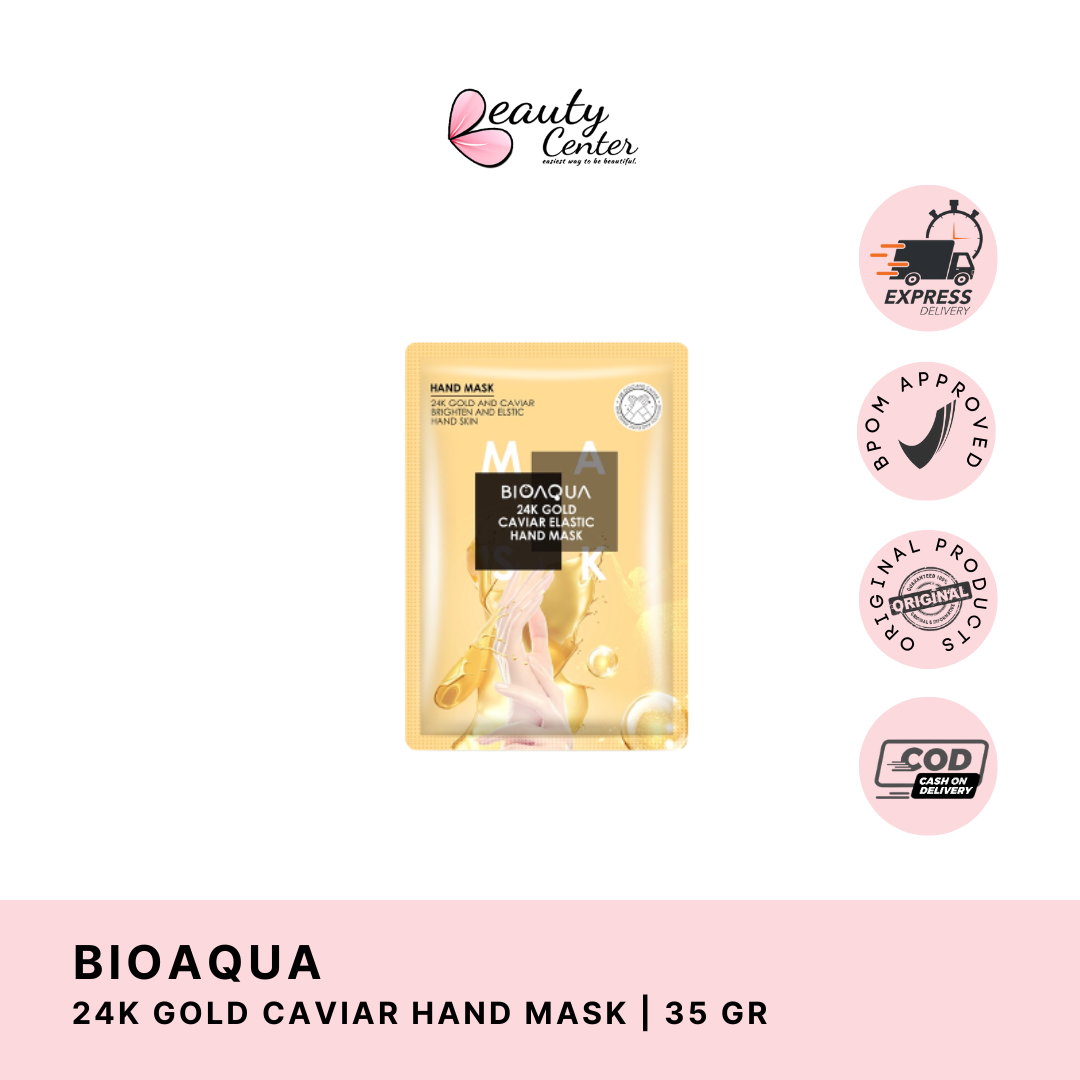 BIOAQUA 24K Gold Caviar Elastic Hand Mask 35g Lazada Indonesia