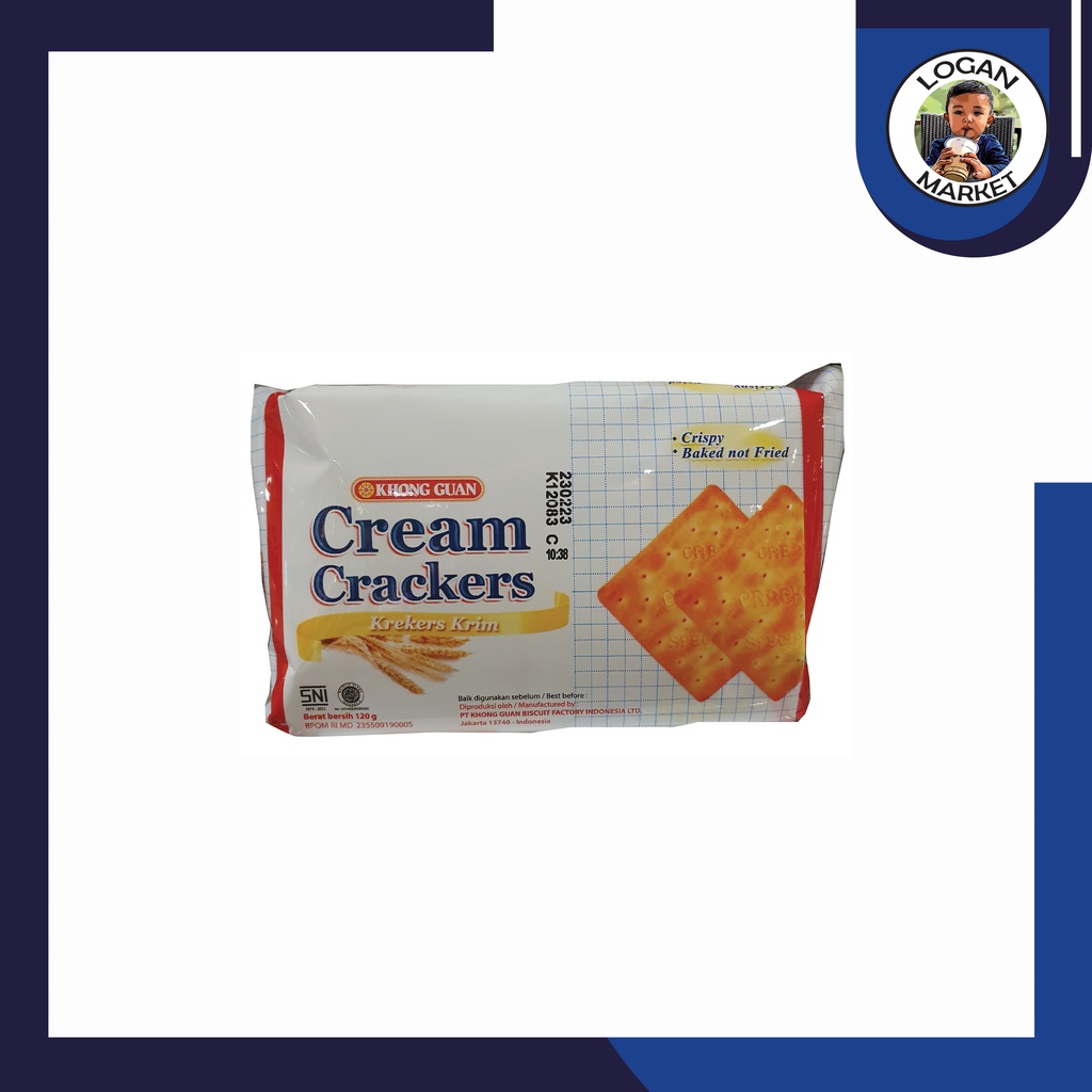 Khong Guan Kong Guan Cream Crackers 115gram 115 gram (dulu 120gram 120 gram) Lazada Indonesia