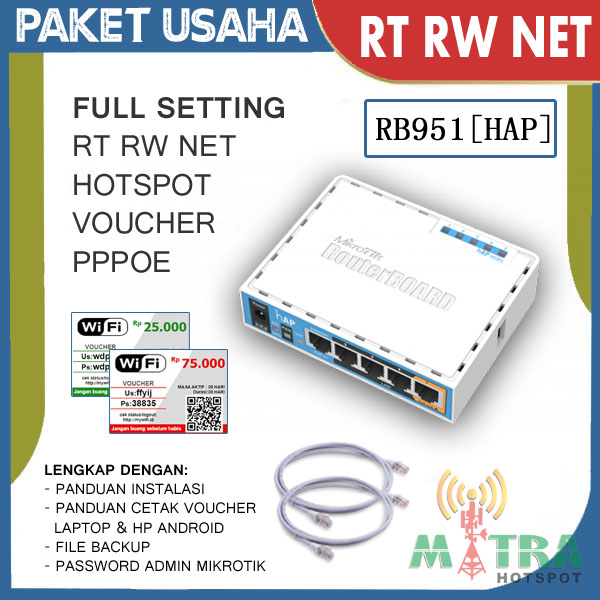 Cara Setting Netis Router Sebagai Repeater Dan Hotspot Mikrotik RB951ui2nd Plus Setting Hotspot sistem Voucher 40 User | Lazada Indonesia