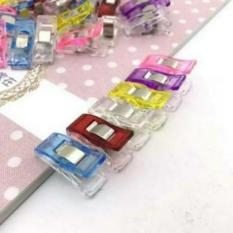 10 pcs Wonder Clip - Klip Plastik - Pembatas/Penjepit Bahan Kain Jahitan
