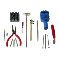 16pcs Alat Service Jam Tangan - Watch Repair Tool Set