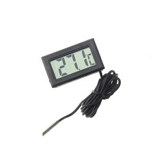 2016 2 Pcs Mini Digital LCD Thermometer Suhu Kulkas Sensor Freezer Thermometer untuk Dapur Bar Digunakan-Internasional