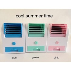 AC Duduk Mini Portable Fragrance Handy Cooler Bladeless Fan Kipas USB