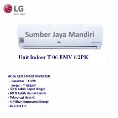 Ac LG Split Inverter T06EMV - 1/2PK - Putih Khusus Jakarta